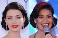 Mad Men's Jessica Paré and Anne Curtis take inspiration from old Hollywood glamour (think Jean Harlow) during the awards night.