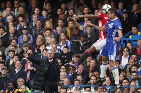 Britain Soccer Football - Chelsea v Manchester United - Premier League - Stamford Bridge - 23/10/16 Manchester United manager Jose Mourinho Action Images via Reuters / John Sibley Livepic