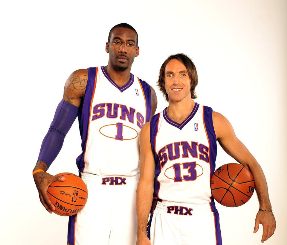 Amare Stoudemire and Steve Nash