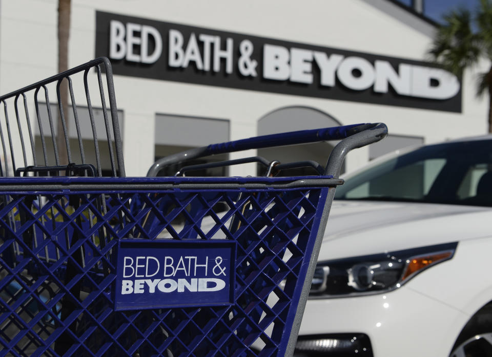 BOCA RATON, FL - AUGUST 27: A general view of Bed Bath & Beyond as they are eliminating 2,800 jobs effective immediately, as the troubled retailer tries to streamline its operations and shore up its finances amid the pandemic on August 27, 2020 in Boca Raton, Florida. Credit: mpi04/MediaPunch /IPX
