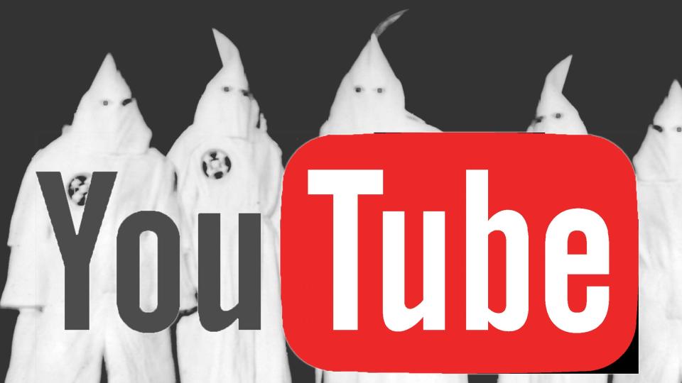 Imagen sacada de un vídeo que denuncia la difusión que tiene el KKK en YouTube (YouTube) 