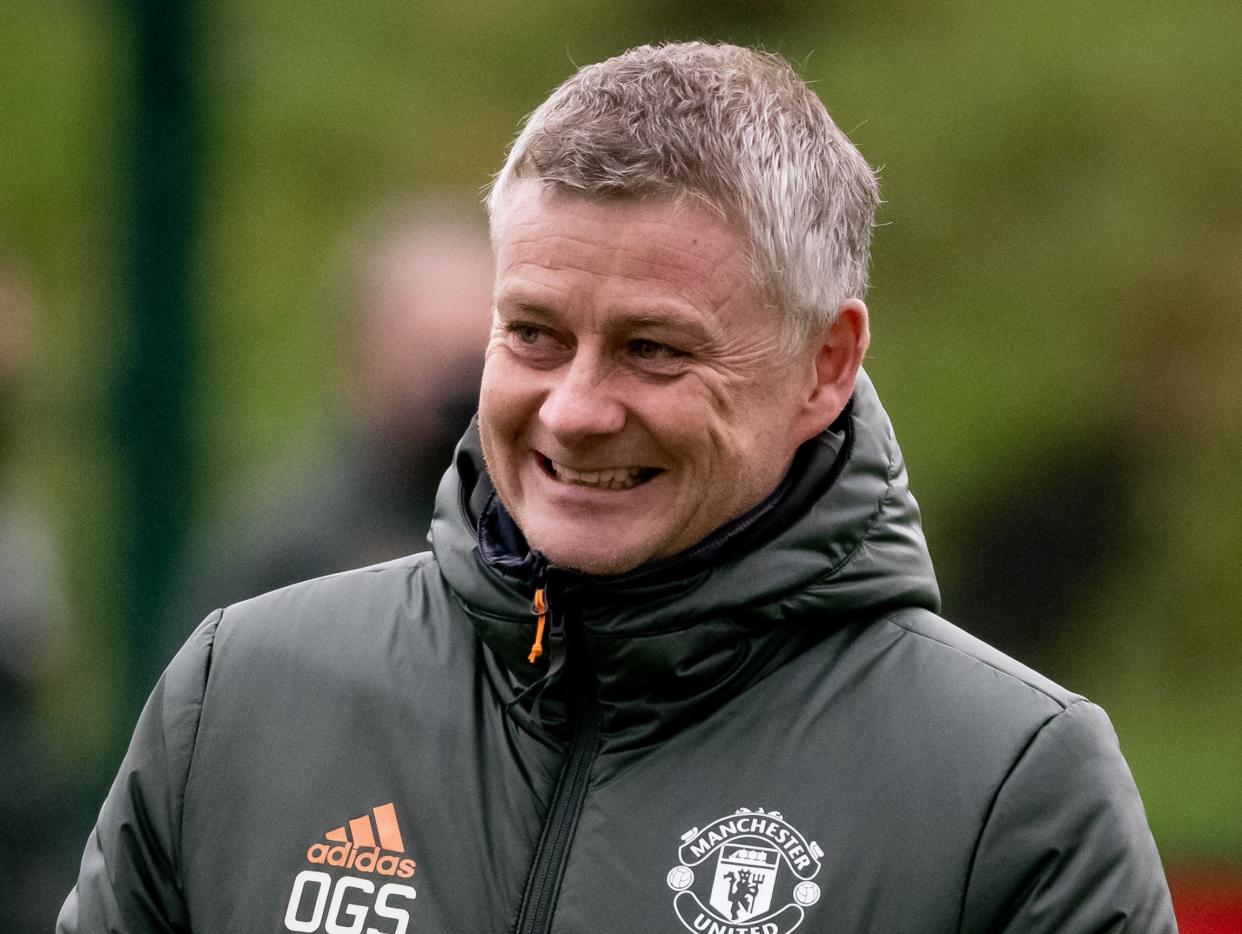 Manchester United manager Ole Gunnar Solskjaer (Manchester United via Getty Images)