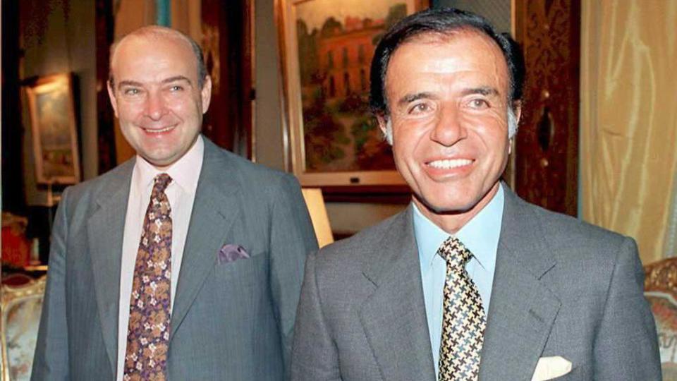 Domingo Cavallo y Carlos Menem. 