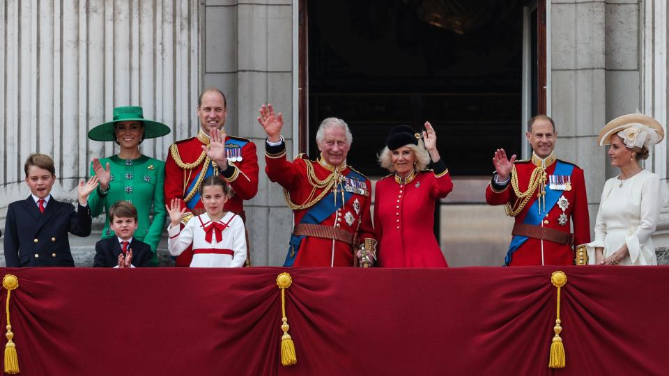 Prince William is next in the line of succession followed by his three children.