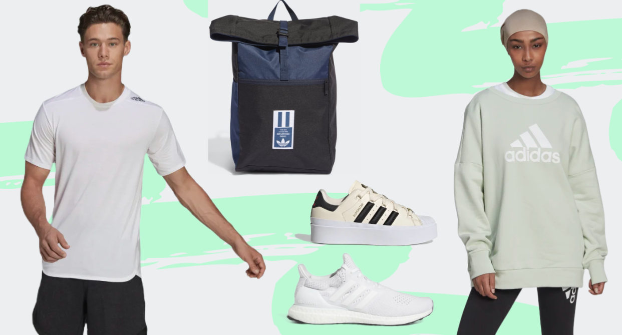 Save up to 50% on styles for the whole family at Adidas.