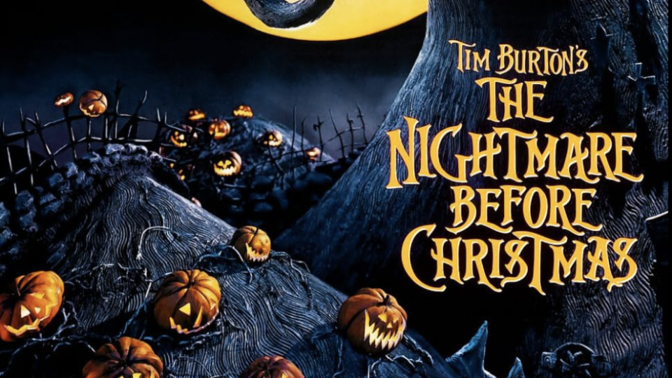 tim burton's the nightmare before christmas movie poster