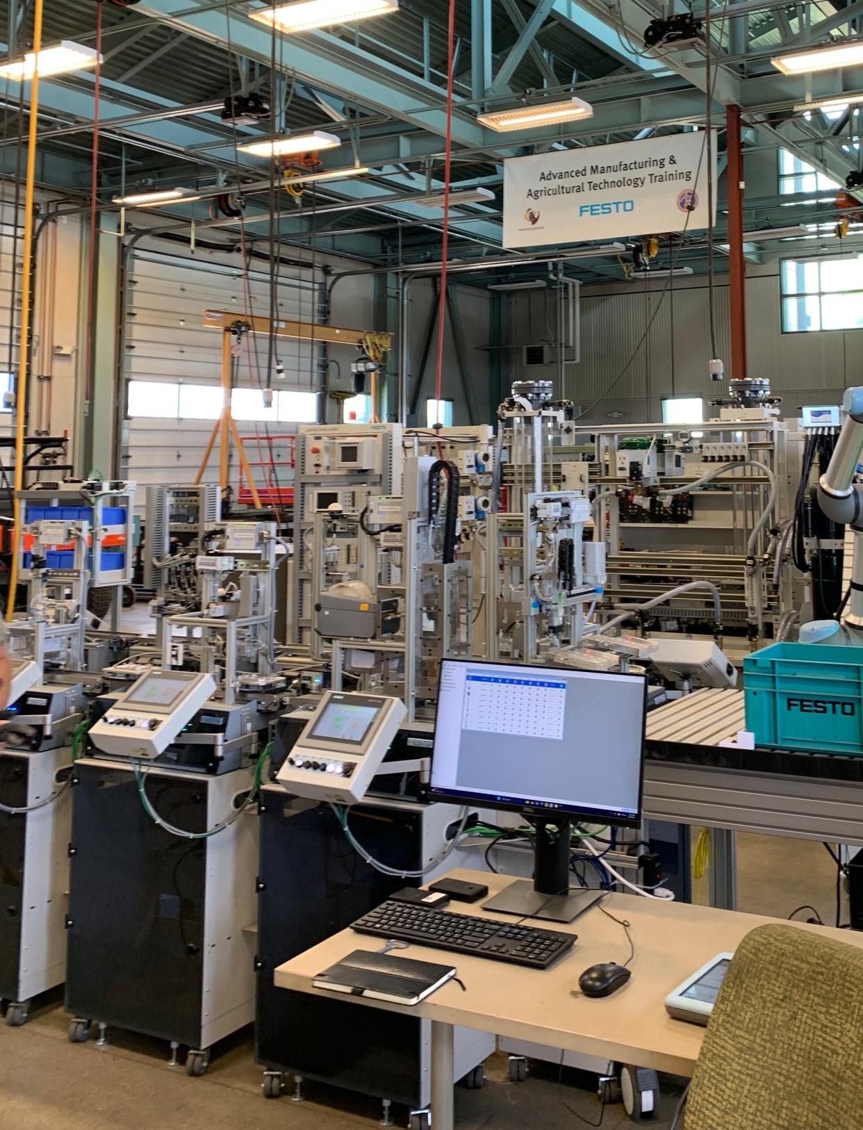 An agricultural training workshop at Hartnell College in Salinas, Calif. The community college offers degrees, certificates and skill-specific training at its Agricultural Business & Technology Institute and is expanding programs as agricultural technology grows.