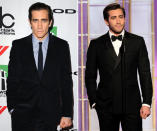 <p>Jake Gyllenhaal may have previously bulked up for 'The Prince of Persia,' but this time he's headed in the opposite direction, losing about 10 kilograms of body weight to play a struggling freelance crime reporter in 'The Nightcrawlers.' Bring back the beef cake please Jake!</p>