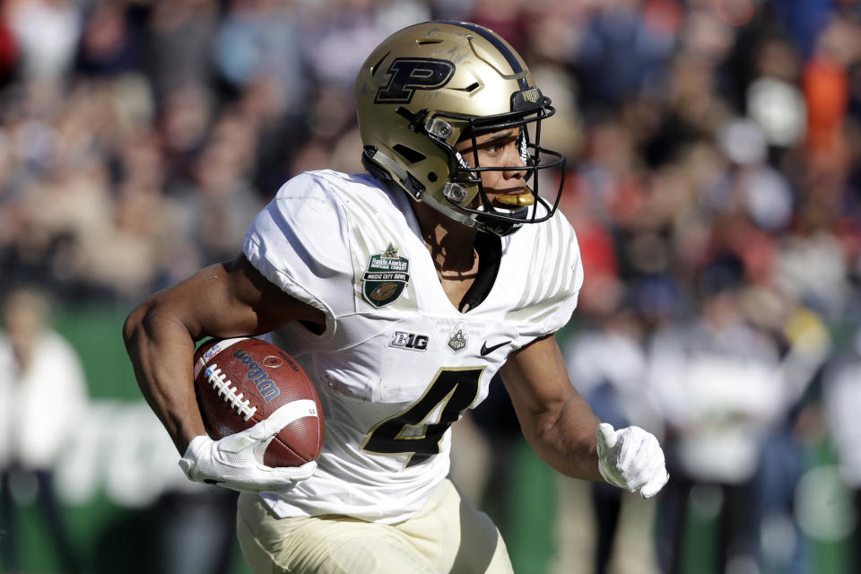 When healthy, Rondale Moore is one of the most explosive playmakers in the country. (AP Photo/Mark Humphrey, File)