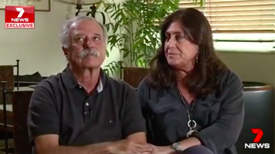 Believing in justice gives Jose and Andrea Haddad strength. Source: 7 News