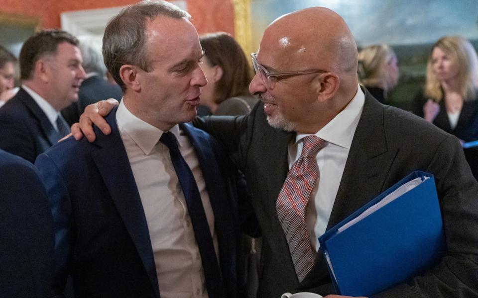 Dominic Raab y Nadhim Zahawi - Simon Walker/Número 10 de Downing Street