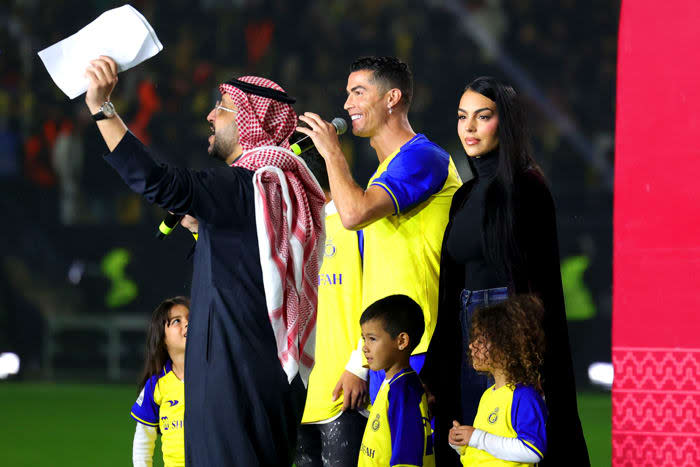 Presentación de Cristiano con el Al-Nassr