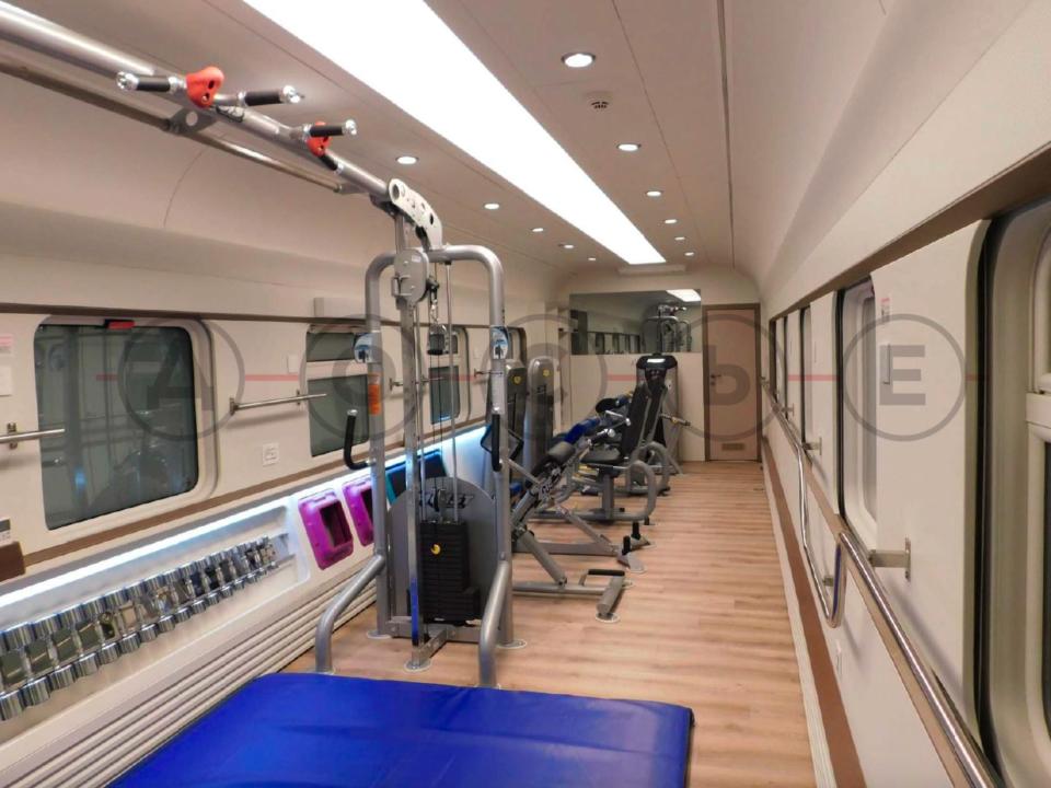 putin train gym