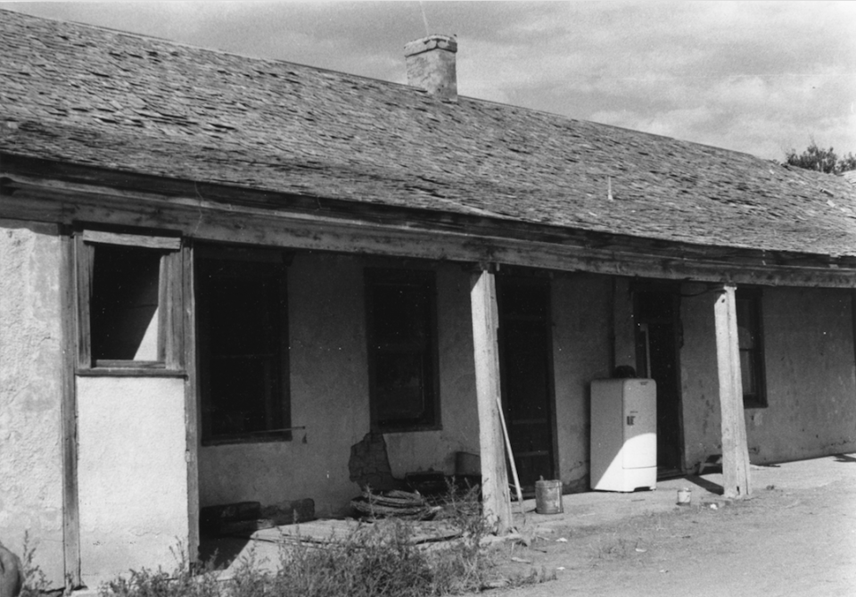 The adobe ranch house at Butler Ranch.
