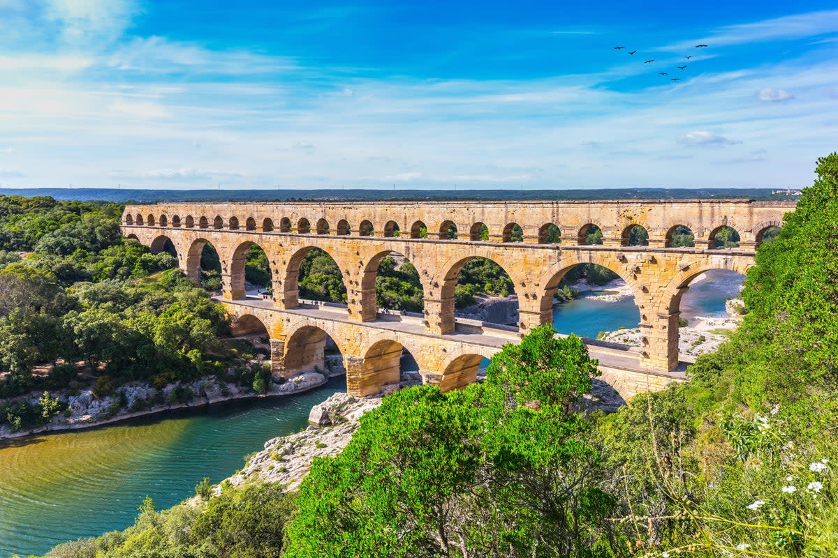 The Pont du Gard was built in Roman times (Getty Images/iStockphoto)