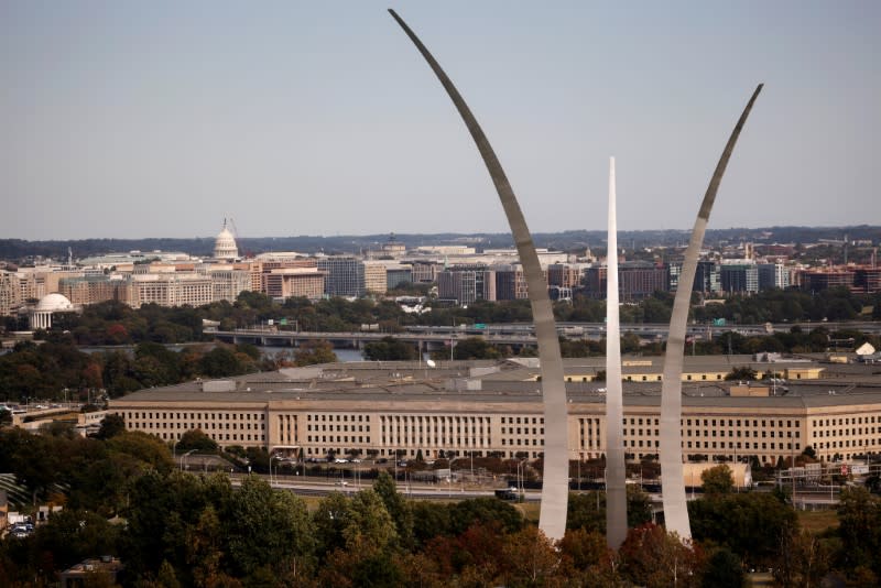 FILE PHOTO: The Pentagon building is seen in Arlington, Virginia, U.S.