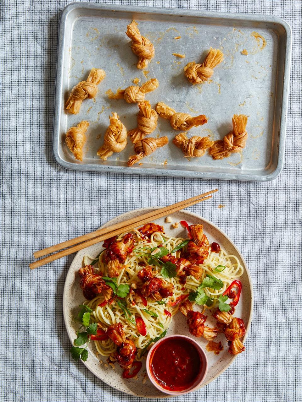 This dan dan noodle-inspired dish is full of spicy and nutty flavours (Bonnie Chung/Miso Tasty)