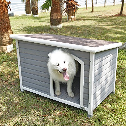 8) Wooden Dog House