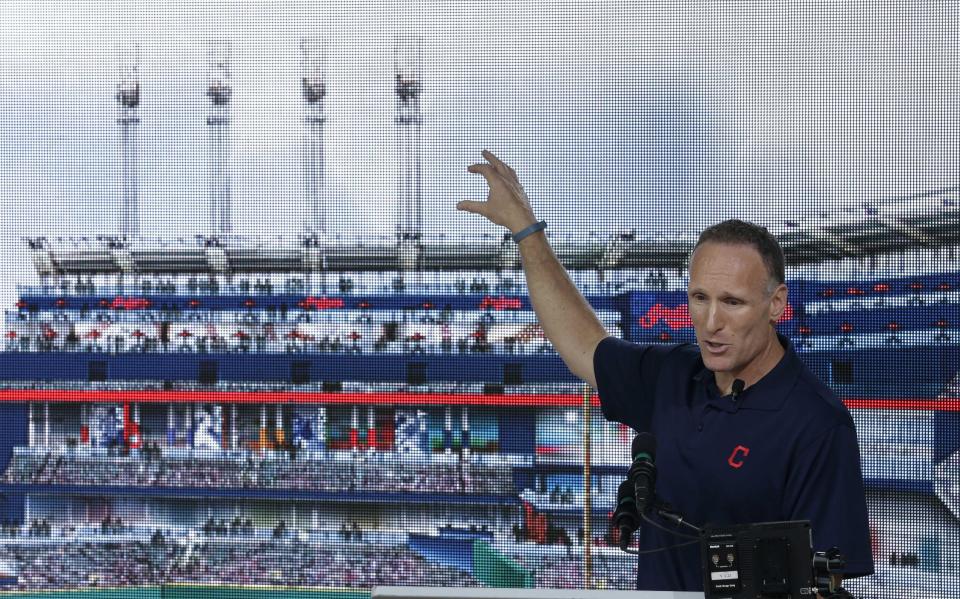 Cleveland Indians president Mark Shapiro talks about renovations coming to Progressive Field. (AP)