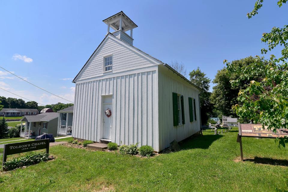 Tolson's Chapel, an example of an African American church and school during Reconstruction following the Civil War, was designated a National Historic Landmark in January 2021. A dedication ceremony for the Sharpsburg chapel's landmark plaque will be held June 11, 2022.