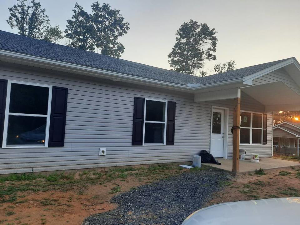 Heather Witt’s new three-bedroom house is one of Transylvania Habitat for Humanity’s 77 homes completed since its founding in 1984.