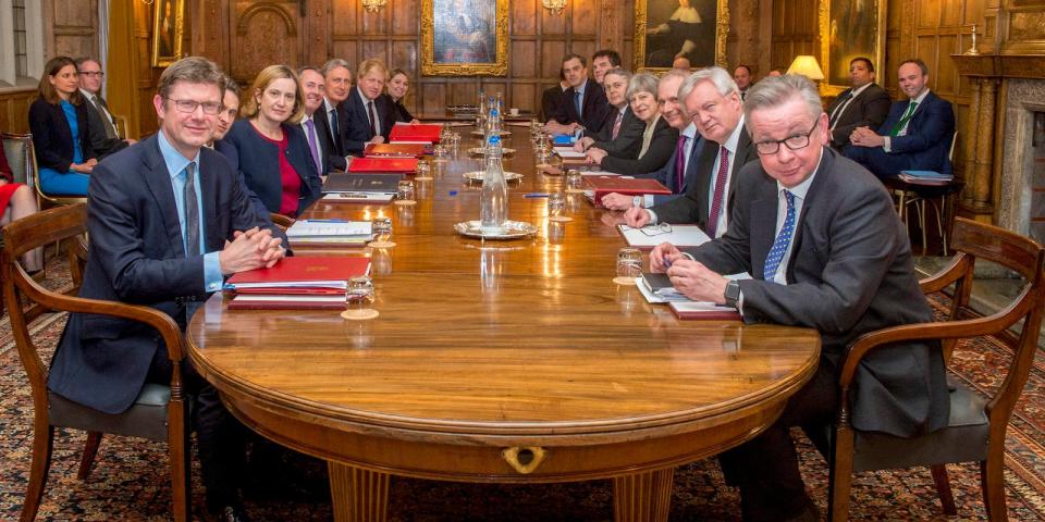 Theresa May's Brexit Cabinet committee