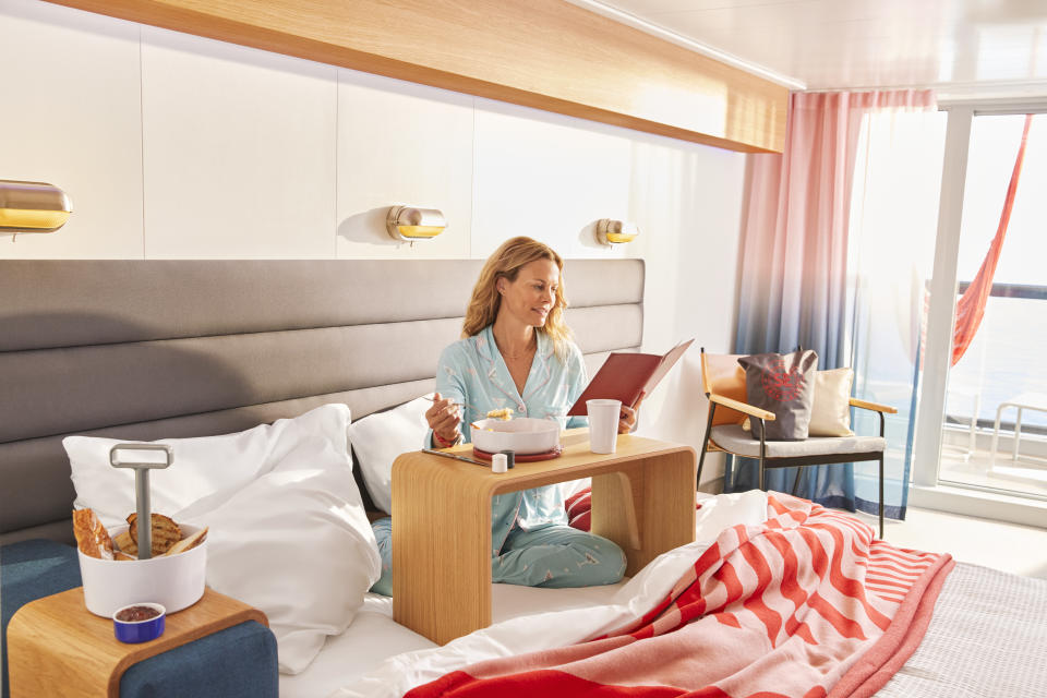 Onboard Scarlet Lady, Virgin Voyages' first ship which launched in 2021