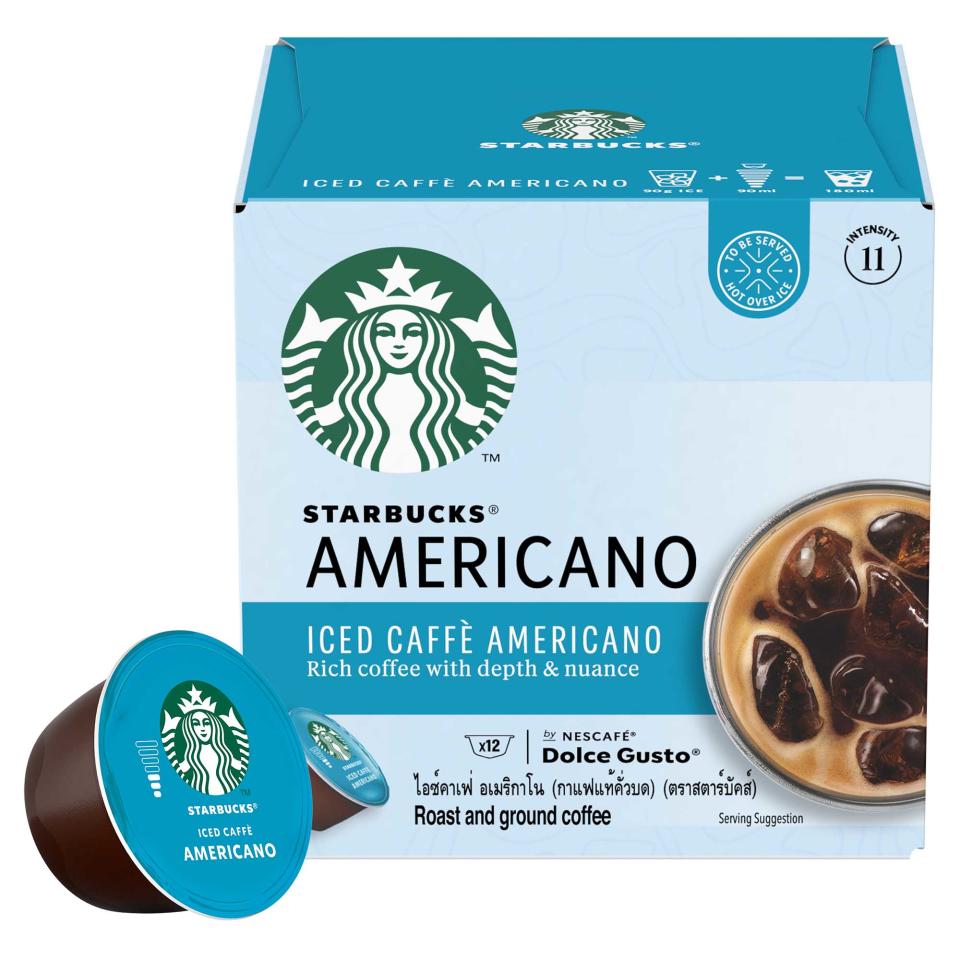 Starbucks冰美式咖啡膠囊英國直送！加碼送埋星巴克環保變色凍飲杯