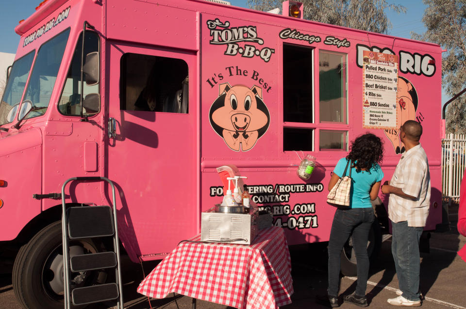 Tom's BBQ has both permanent locations and a food truck.