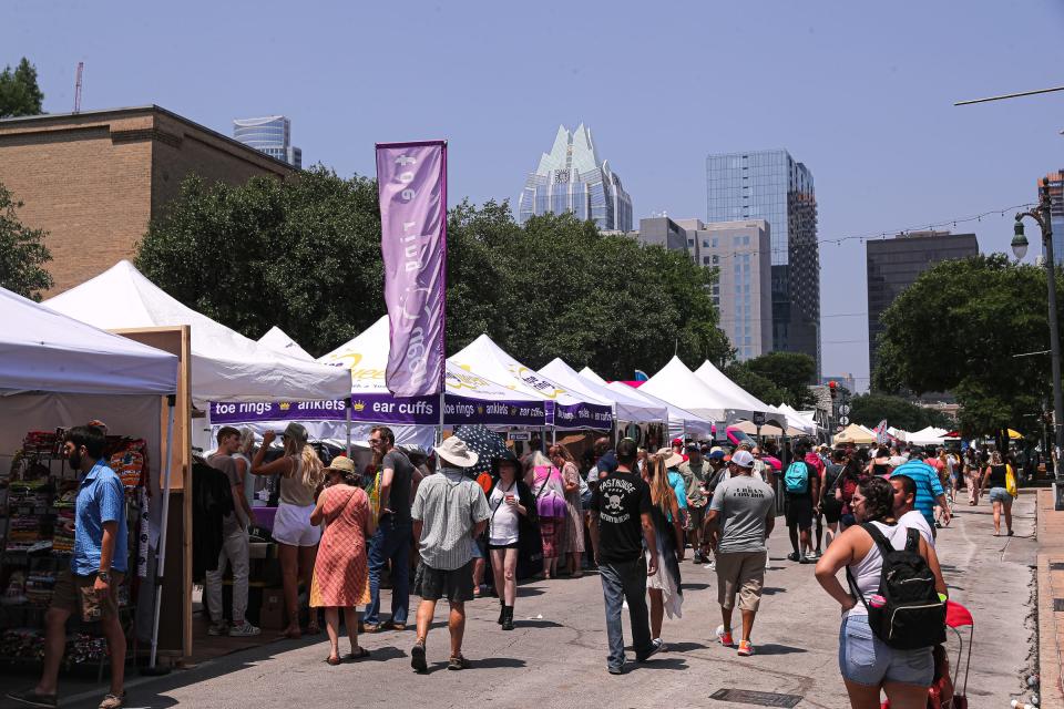 Hundreds of people attend the Pecan Street Arts Festival every year. This year's spring event is coming up in May.