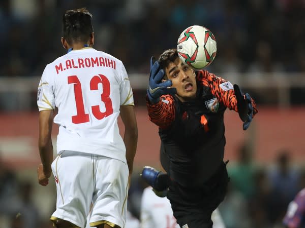 Blue Tigers goalkeeper Gurpreet Singh Sandhu (Photo/AIFF)