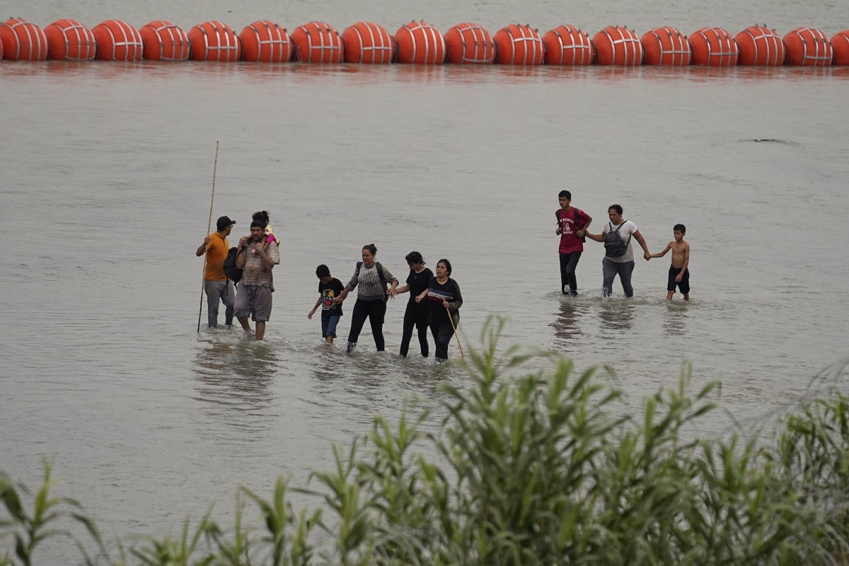 #Biden administration sues Texas governor over Rio Grande buoy barrier that’s meant to stop migrants