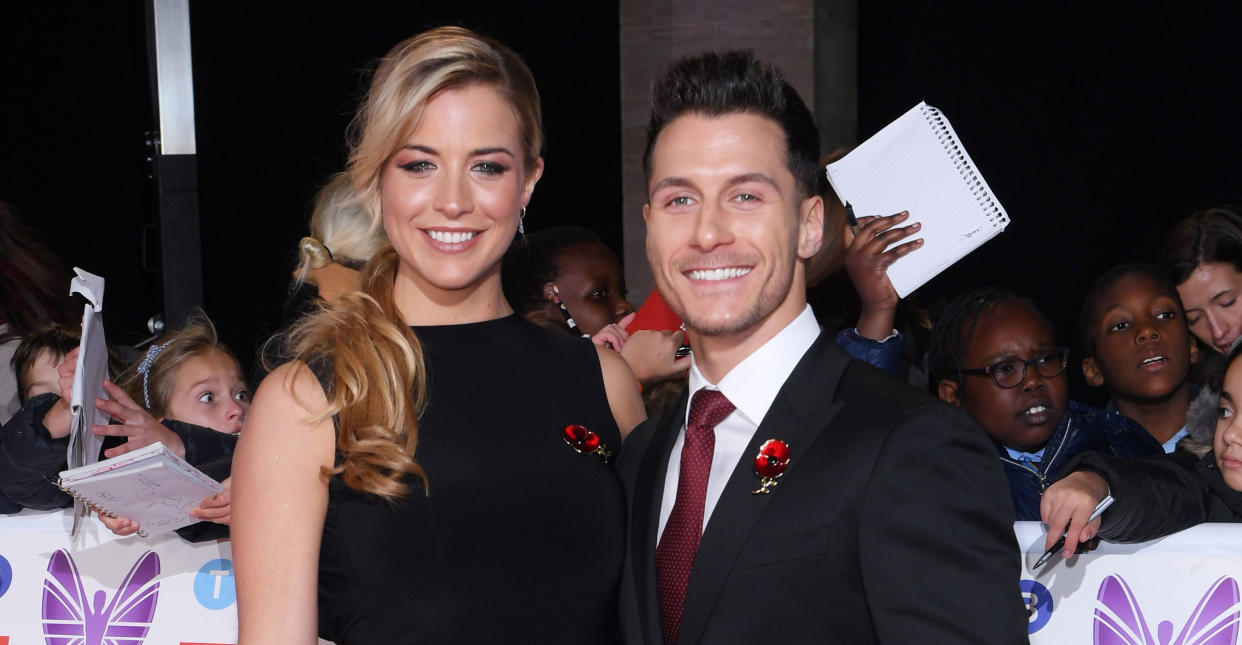 Gemma Atkinson and Gorka Marquez pictured in 2018. (REX/Shutterstock)