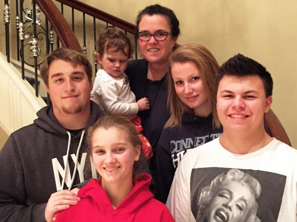 Rosie O'Donnell and her kids