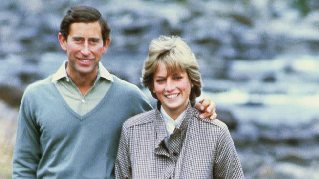 prince charles and princess diana at balmoral castle