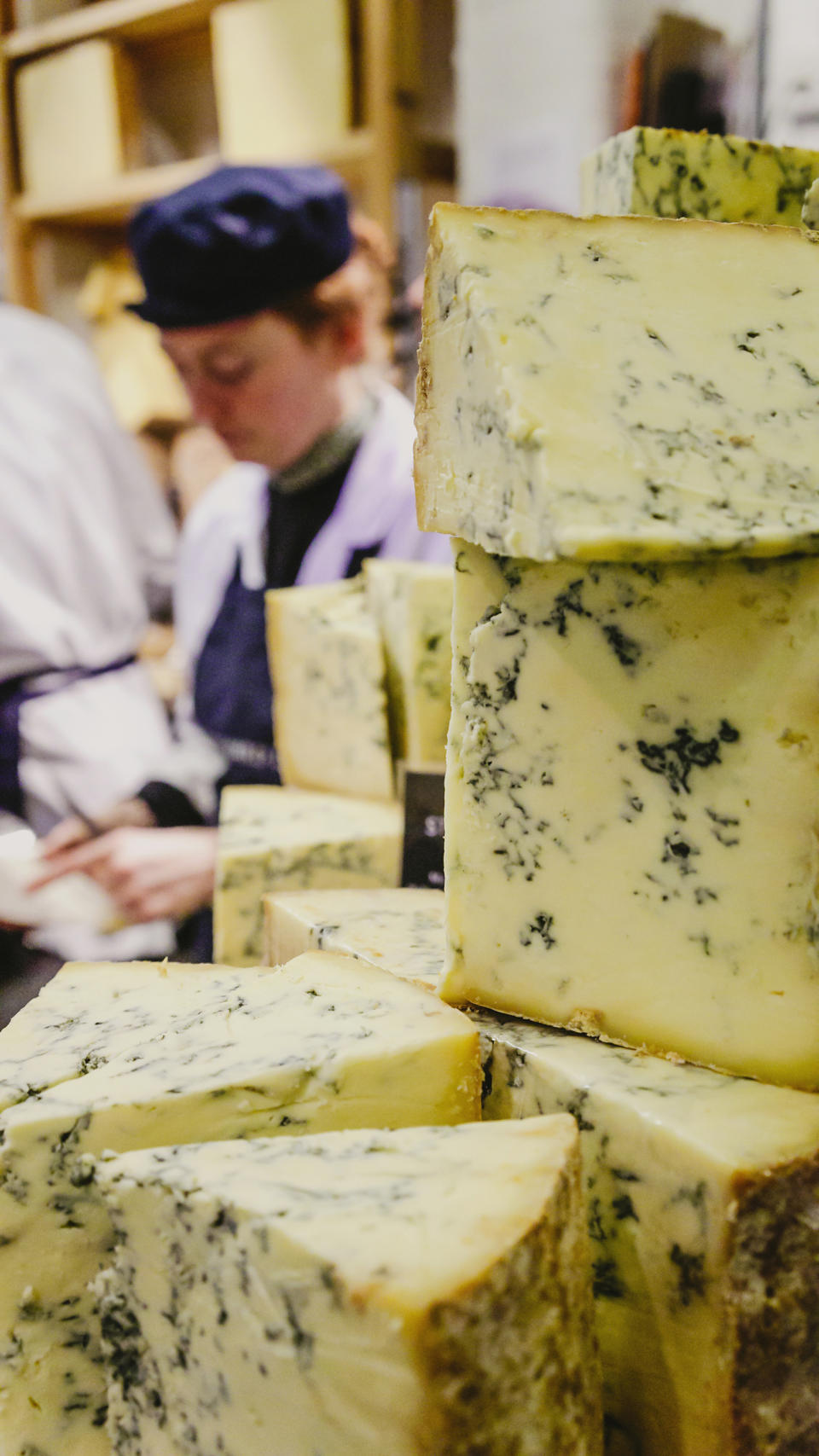 Colston Bassett Stilton (blue cheese). (Katie Quinn)