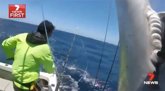 Ros Chapman films his fishing adventures and posts them online. Source: 7 News