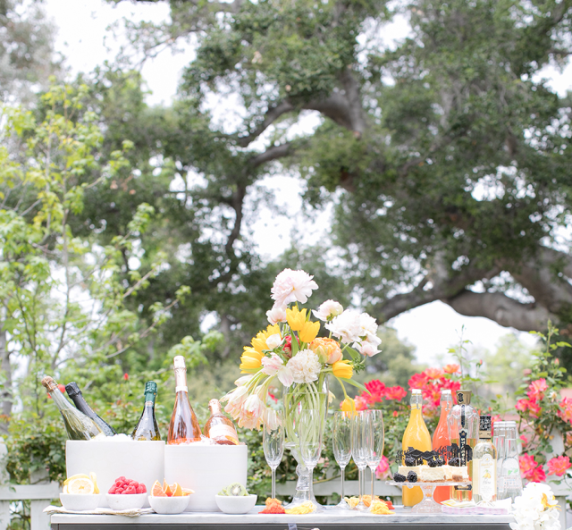 Insta-worthy Party Decor + Mimosa Bar Set Up