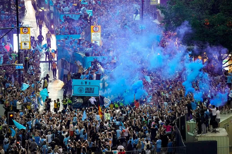 Manchester City will hold a victory parade once again -Credit:PA