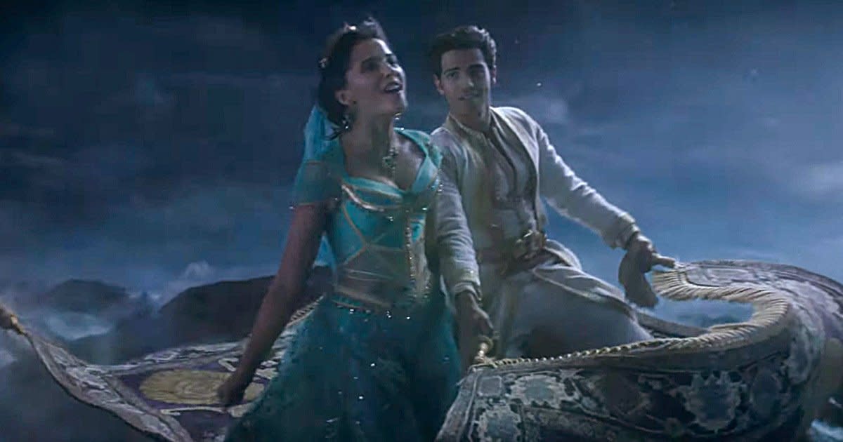 Aladdin And Jasmine Take A Magic Carpet Ride In New Scene From Disney S Live Action Remake