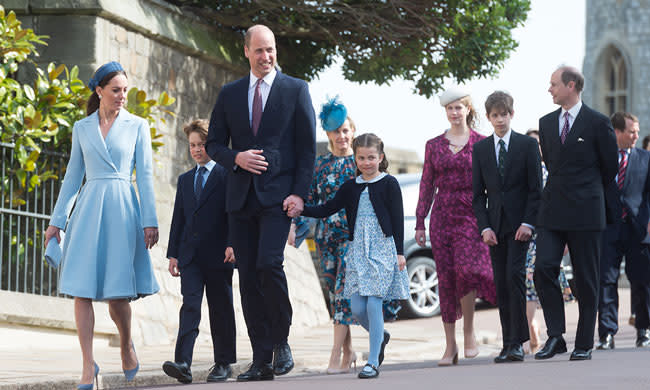 The royals attend the Easter Sunday service in Windsor