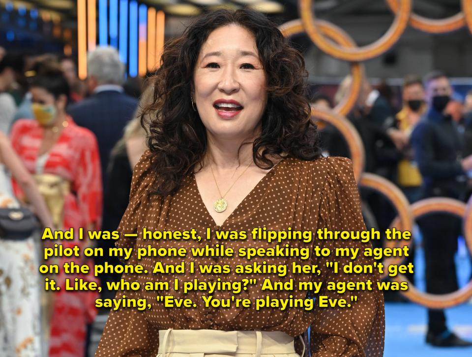 Sandra Oh at premiere