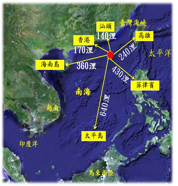 ▲東沙島地理位置圖。（圖／海巡署網站）