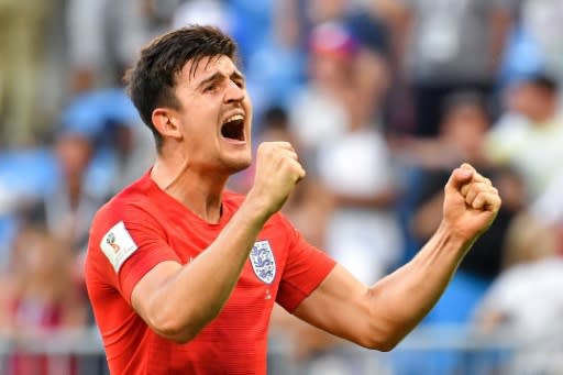 A man in demand: Leicester's Harry Maguire has been a target for Manchester United after his stellar World Cup performances for England