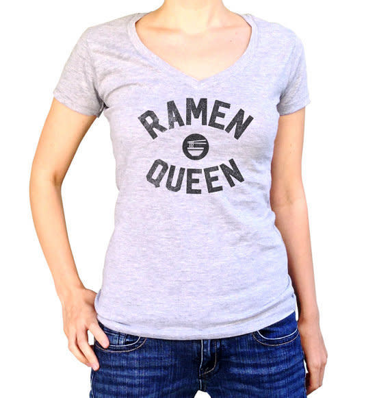 Ramen Queen T-Shirt<br />$25.00+, <a href="https://www.etsy.com/listing/281477314/ramen-queen-t-shirt-funny-hipster-foodie?ref=market" target="_blank">Etsy.</a>