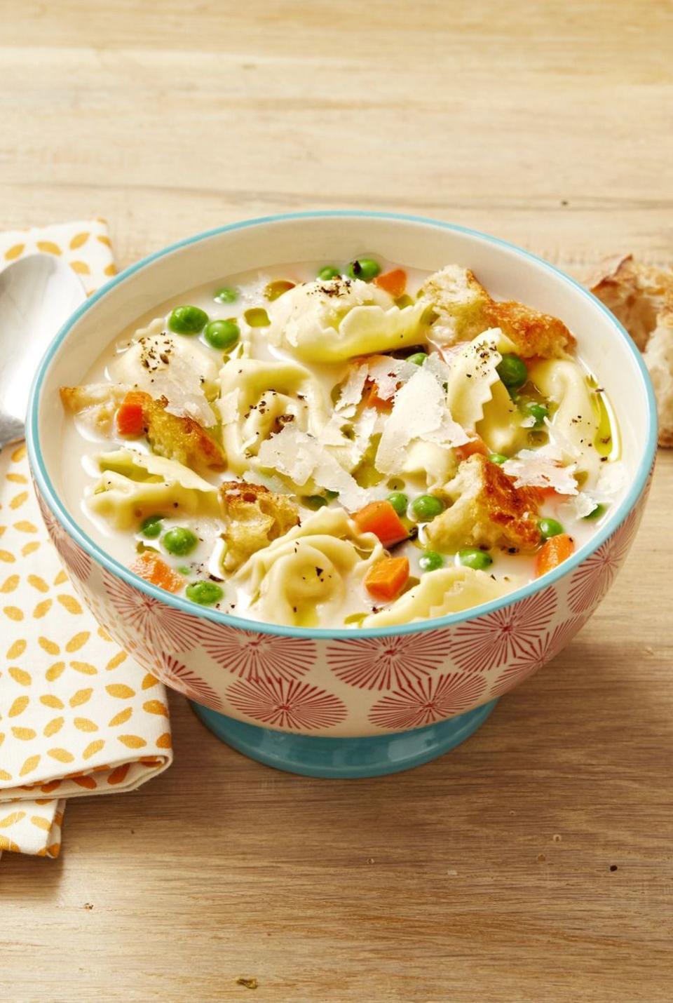 Creamy Tortellini Soup