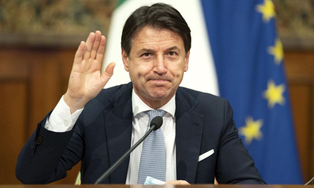 <span>Photograph: Italian Prime Minister's Press O/AFP/Getty Images</span>