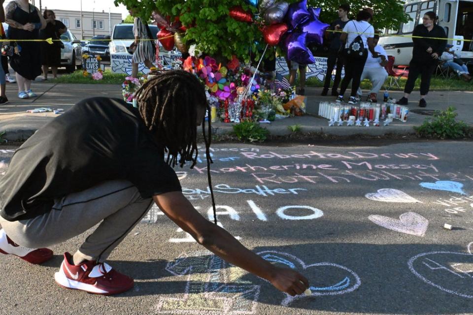 Ten people killed after white gunman intentionally targeted grocery used by people of colour (AFP via Getty Images)