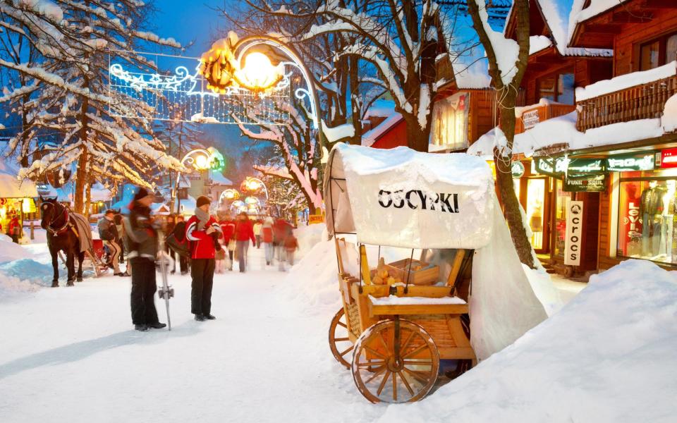 Zakopane may have a short season, but it makes for a beautiful winter wonderland