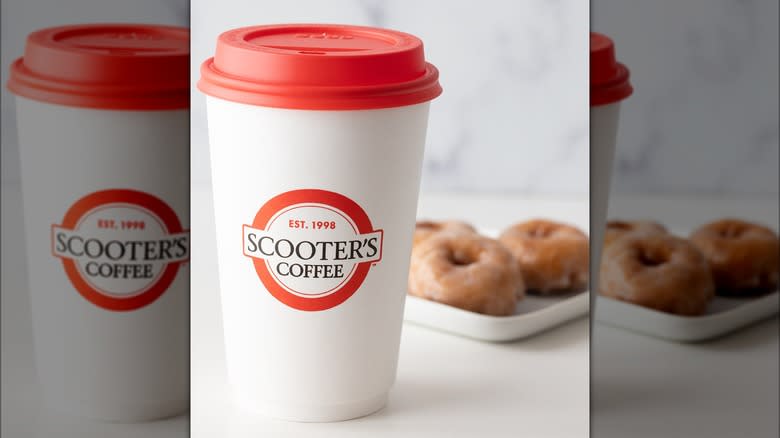 Scooter's coffee, donuts